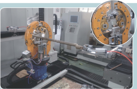 ZCN090AST-（2200）3600 水電多級(jí)線圈、風(fēng)電、水電線棒數(shù)控包帶機(jī)