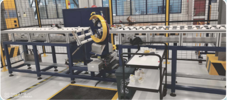 ZCN090C-X（1550、2500）跑道式線圈數(shù)控包帶機(jī)（輸送帶結(jié)構(gòu)